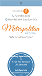 Mobile Screenshot of metropolitanmedspa.com